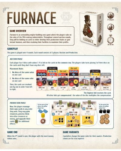 Настолна игра Furnace - семейна - 2