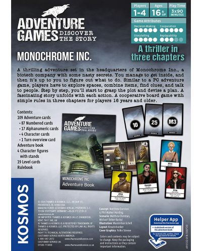 Настолна игра Adventure Games - Monochrome Inc - семейна - 3
