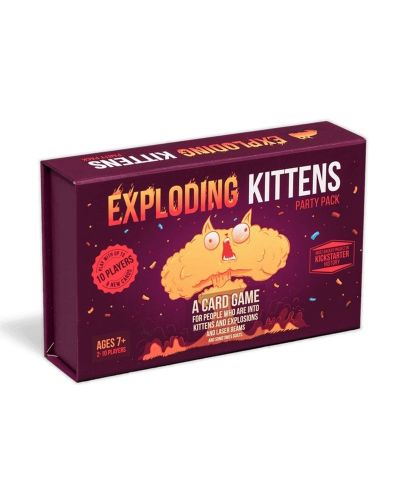Настолна игра Exploding Kittens: Party Pack - Парти