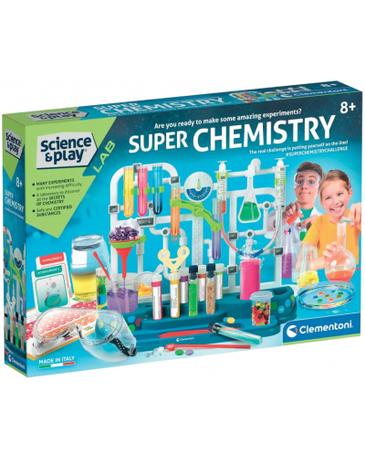 Научен комплект Clementoni Science & Play - Лаборатория за суперхимия - 1