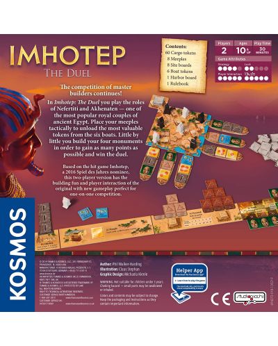 Настолна игра за двама Imhotep: The Duel - семейна - 3