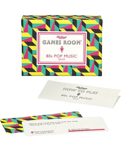 Настолна игра Ridley's Games Room - 80s Pop Music Quiz - 3