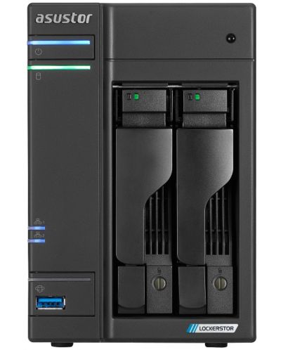 NAS устройство Asustor - Lockerstor AS6702T, 4GB, черно - 1