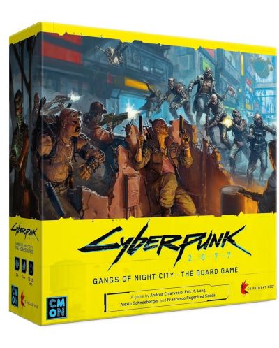 Настолна игра Cyberpunk 2077: Gangs of Night City - Стратегическа - 1