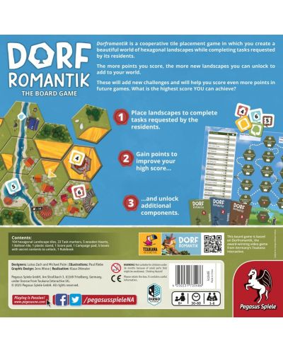 Настолна игра Dorfromantik - кооперативна - 2