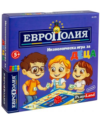 Настолна игра PlayLand - ЕвроПолия - Детска