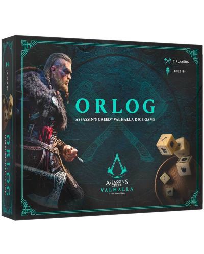 Настолна игра за двама Assassin's Creed: Valhalla Orlog Dice Game - 1