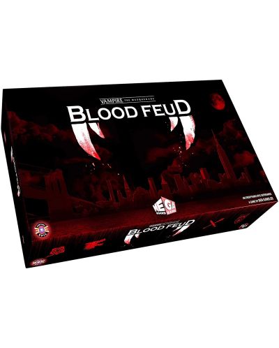 Настолна игра Vampire the Masquerade Blood Feud: The Mega Board Game - Стратегическа - 1