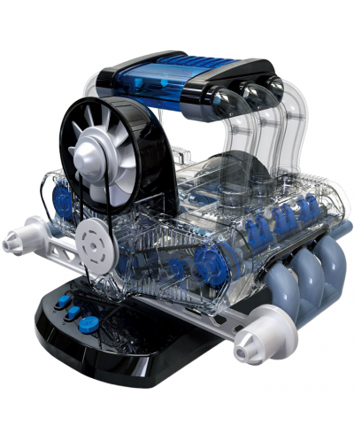 Научен STEM комплект Amazing Toys Stemnex - Модел на 6-цилиндров двигател - 2
