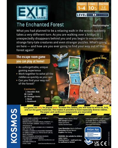 Настолна игра Exit: The Enchanted Forest - семейна - 3