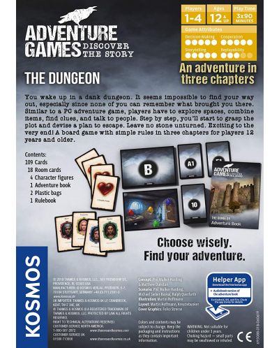 Настолна игра Adventure Games - The Dungeon - семейна - 3