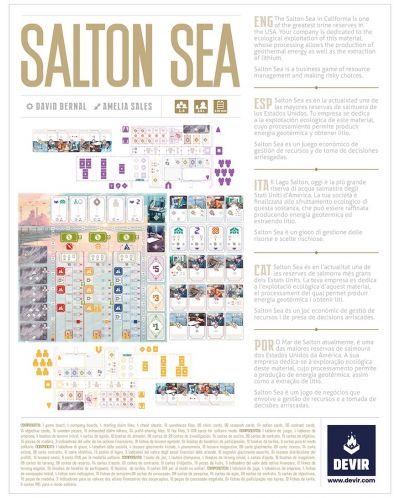 Настолна игра Salton Sea - Стратегическа - 3