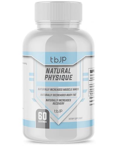 Natural Physique, 255 mg, 60 капсули, Trained by JP - 1