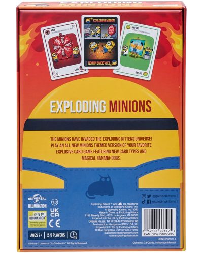 Настолна игра Exploding Minions - Парти - 3
