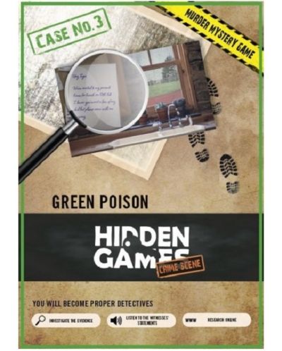 Настолна игра Hidden Games Crime Scene: Green Poison - кооперативна - 1
