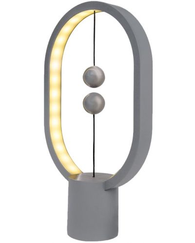 Настолна лампа Mikamax - Светлосива - 3