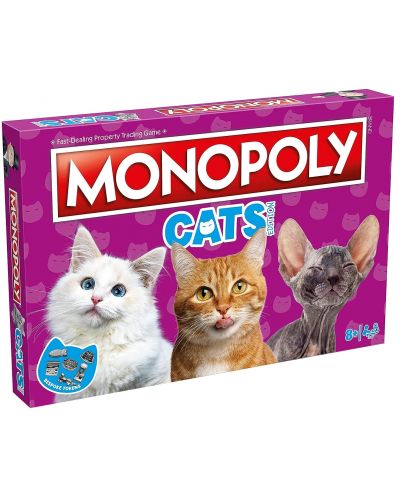 Настолна игра Monopoly - Cats - 1