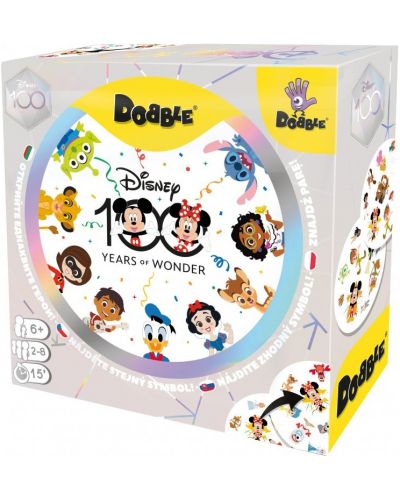 Настолна игра Dobble Disney 100 (българско издание) - семейна - 1