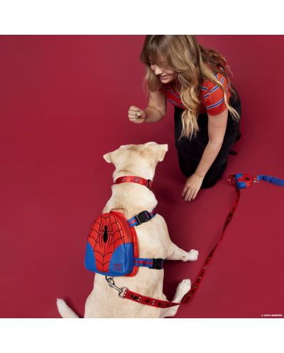 Нагръдник за кучета Loungefly Marvel: Spider-Man - Spider-Man (С раничка), размер M - 8