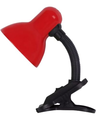Настолна лампа с щипка Omnia - Kara, IP20, Е27, 40 W, червена - 1
