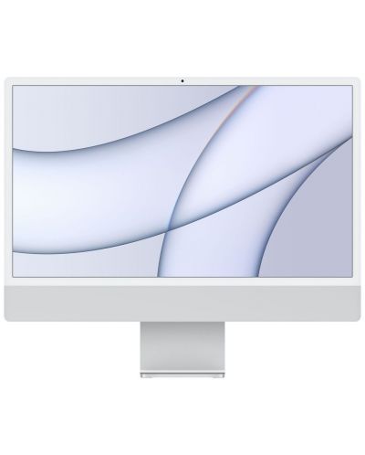 Настолен компютър AiO Apple - iMac, 24'', M1 8/8, 8GB/256GB, сребрист - 1