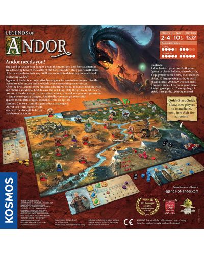 Настолна игра Legends of Andor - семейна - 3