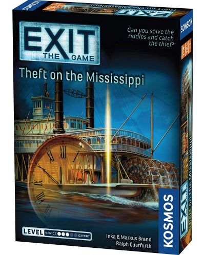 Настолна игра Exit: The Theft on the Mississippi - семейна - 1