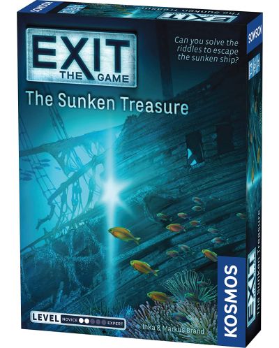 Настолна игра Exit: The Sunken Treasure - семейна - 1