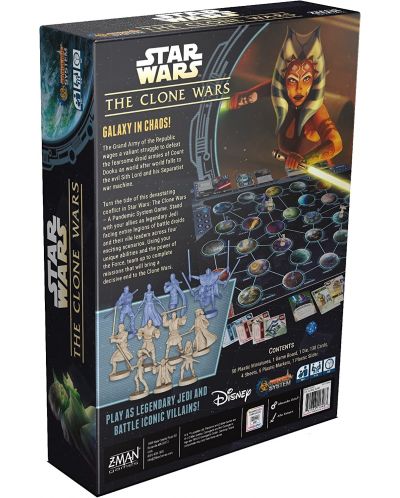 Настолна игра Star Wars: The Clone Wars - кооперативна - 3