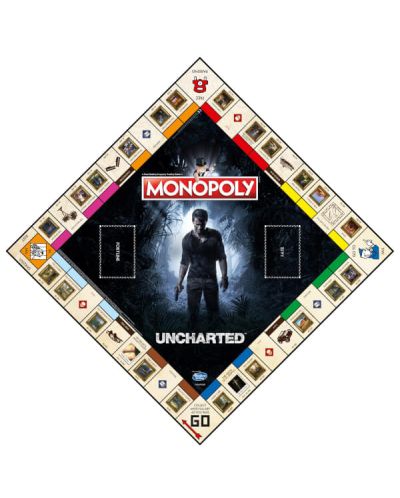 Настолна игра Hasbro Monopoly - Uncharted - 4