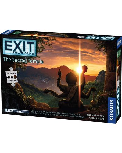 Настолна игра Exit: The Sacred Temple PUZZLE - семейна - 1