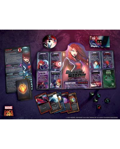 Настолна игра за двама Dice Throne: Marvel 2 Hero Box 2 - Black Widow vs Doctor Strange - 4