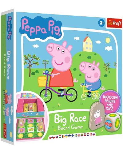Настолна игра Big Race Peppa Pig - детска - 1