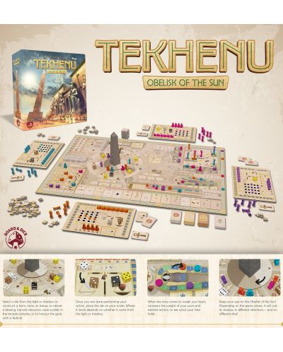 Настолна игра Tekhenu: Obelisk of the Sun - стратегическа - 2