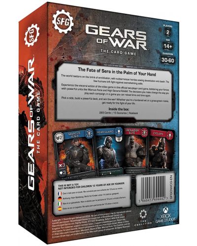 Настолна игра за двама Gears Of War: The Card Game - стратегическа - 7