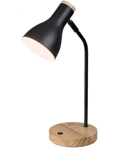 Настолна лампа Rabalux - Ferb 74002, E 14, 1 x 25 W, черен мат - 2
