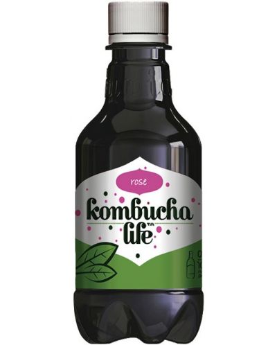 Rose Натурална напитка, 500 ml, Kombucha Life - 1