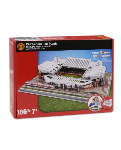 3D Пъзел Nanostad от 186 части - Стадион Old Trafford (Manchester Utd) - 2