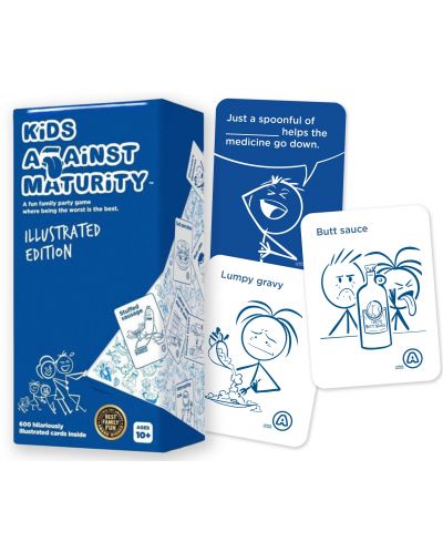 Настолна игра Kids Against Maturity: Illustrated Edition - семейна - 2