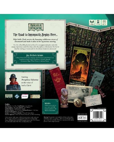 Настолна игра Arkham Horror: The Road to Innsmouth (Deluxe Edition) - кооперативна - 2