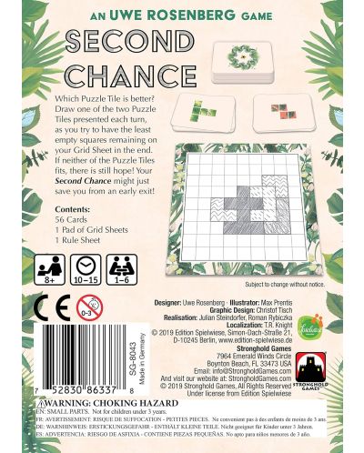 Настолна игра Second Chance (2nd Edition) - Семейна - 2