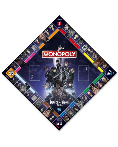 Настолна игра Monopoly - Attack On Titan - 2