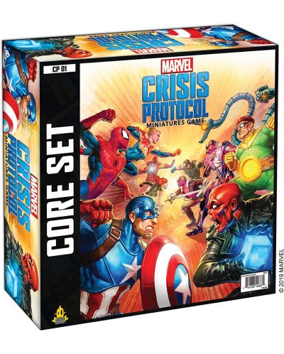 Настолна игра за двама Marvel: Crisis Protocol - стратегическа - 1