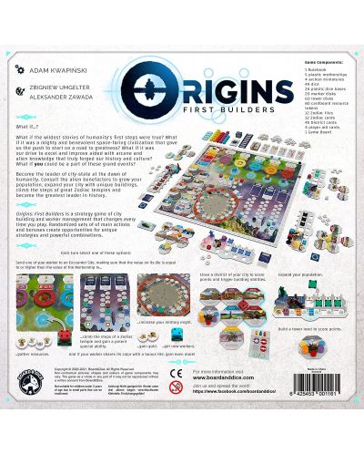Настолна игра Origins: First Builders - стратегическа - 2