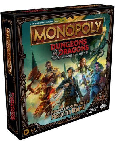 Настолна игра Monopoly Dungeons & Dragons: Honor Among Thieves (English Version) - 1