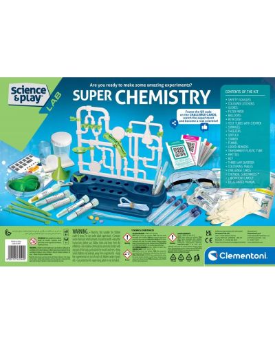 Научен комплект Clementoni Science & Play - Лаборатория за суперхимия - 4