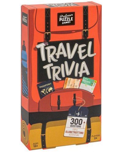 Настолна игра Professor Puzzle - Travel Trivia - 1