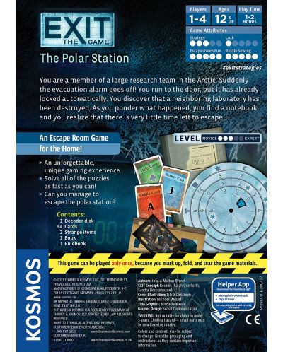 Настолна игра Exit: The Polar Station - семейна - 3