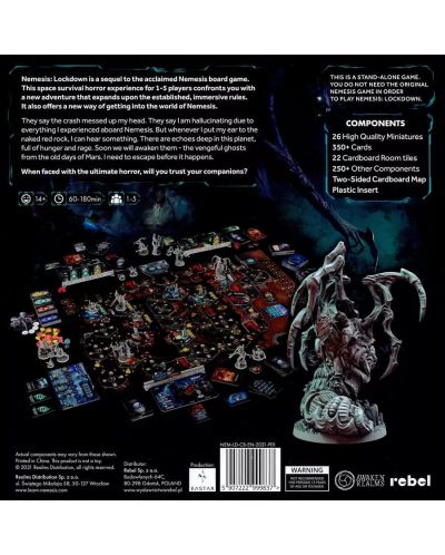 Настолна игра Nemesis: Lockdown - кооперативна - 3