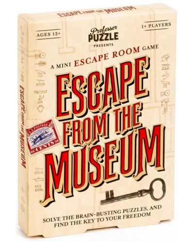 Настолна игра Professor Puzzle: Escape From The Museum - 1